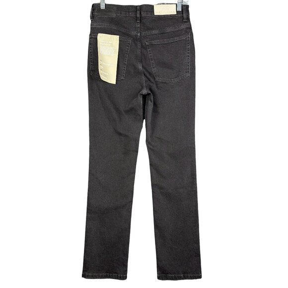 Everlane Black Straight Leg Jeans Timeless Style - Picture 3 of 10